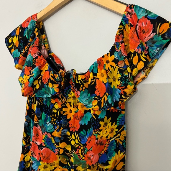 Lovers + Friends Island Dress Dark Bouquet - Picture 4 of 8